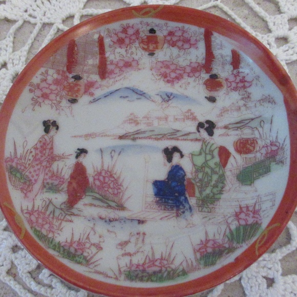 Japanese Eggshell Teacup & saucer - Picture 4 of 10